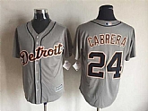 Majestic Detroit Tigers #24 Miguel Cabrera Gray Stitched Majestic Baseball Jersey,baseball caps,new era cap wholesale,wholesale hats